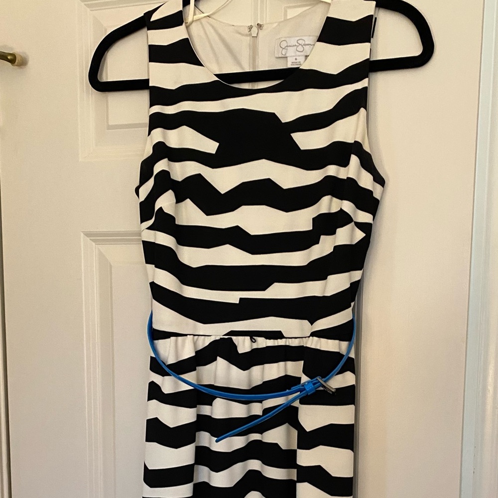 Jessica Simpson fit and flare dress.